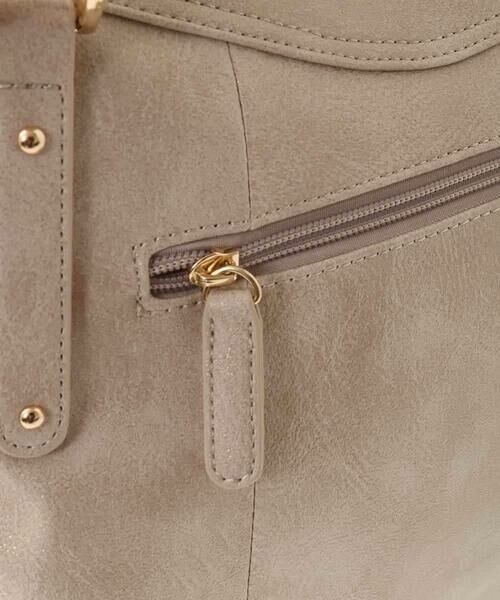 MK MICHEL KLEIN BAG / エムケーミッシェルクランバッグ トートバッグ | [2WAY]サイドファスナーデザイントートバッグ | 詳細7