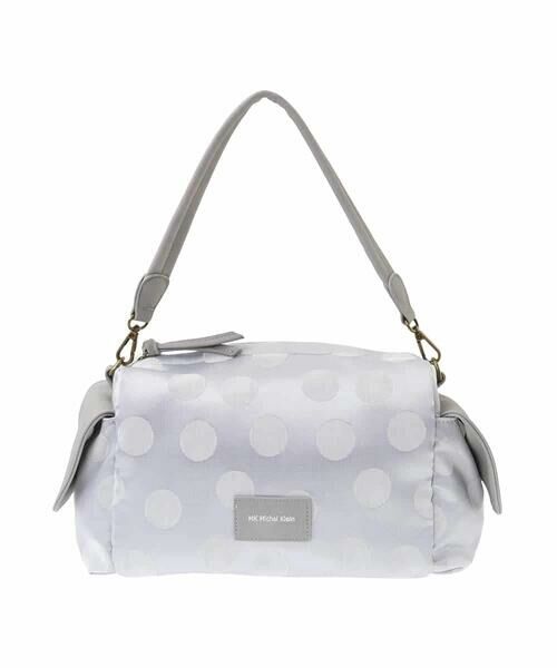 MK MICHEL KLEIN BAG / エムケーミッシェルクランバッグ トートバッグ | [2WAY]ドット柄モダンワイドバッグ | 詳細1