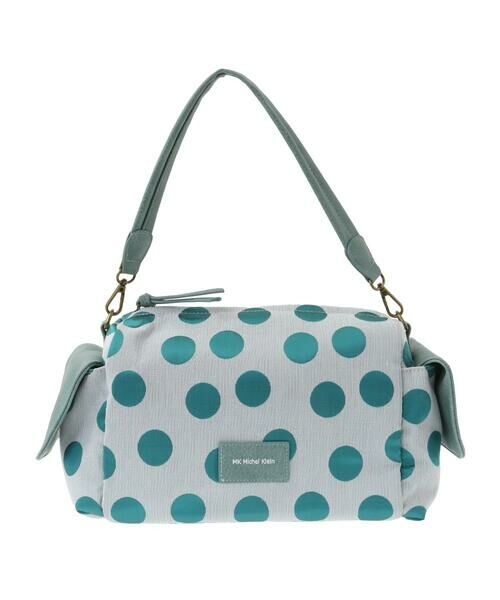 MK MICHEL KLEIN BAG / エムケーミッシェルクランバッグ トートバッグ | [2WAY]ドット柄モダンワイドバッグ | 詳細10