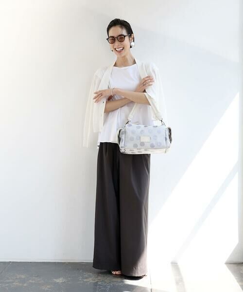 MK MICHEL KLEIN BAG / エムケーミッシェルクランバッグ トートバッグ | [2WAY]ドット柄モダンワイドバッグ | 詳細16