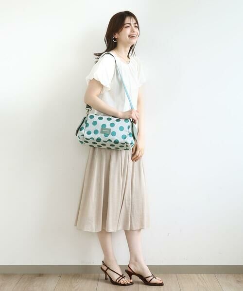 MK MICHEL KLEIN BAG / エムケーミッシェルクランバッグ トートバッグ | [2WAY]ドット柄モダンワイドバッグ | 詳細17