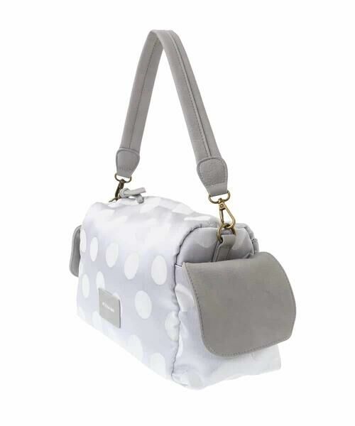 MK MICHEL KLEIN BAG / エムケーミッシェルクランバッグ トートバッグ | [2WAY]ドット柄モダンワイドバッグ | 詳細2