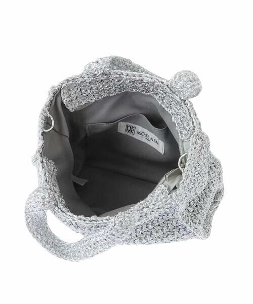 MK MICHEL KLEIN BAG / エムケーミッシェルクランバッグ ショルダーバッグ | [2WAY]メタリックメッシュコンパクトバッグ | 詳細18