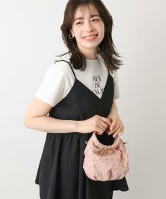MK MICHEL KLEIN BAG / エムケーミッシェルクランバッグ トートバッグ | [2WAY]サークルレースハンドバッグ
