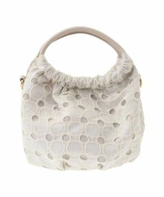 MK MICHEL KLEIN BAG / エムケーミッシェルクランバッグ トートバッグ | [2WAY]サークルレースハンドバッグ