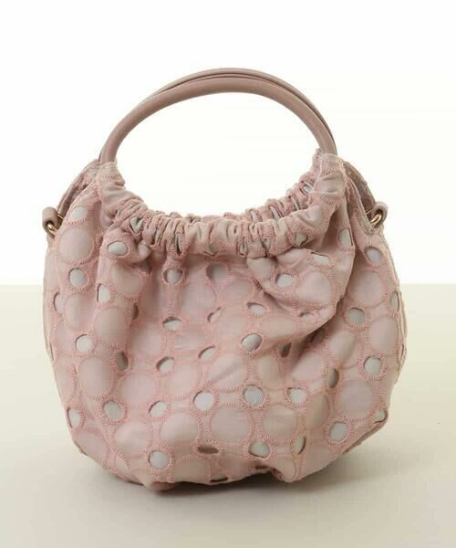 MK MICHEL KLEIN BAG / エムケーミッシェルクランバッグ トートバッグ | [2WAY]サークルレースハンドバッグ | 詳細1