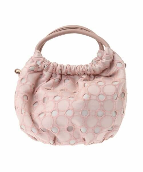 MK MICHEL KLEIN BAG / エムケーミッシェルクランバッグ トートバッグ | [2WAY]サークルレースハンドバッグ | 詳細4