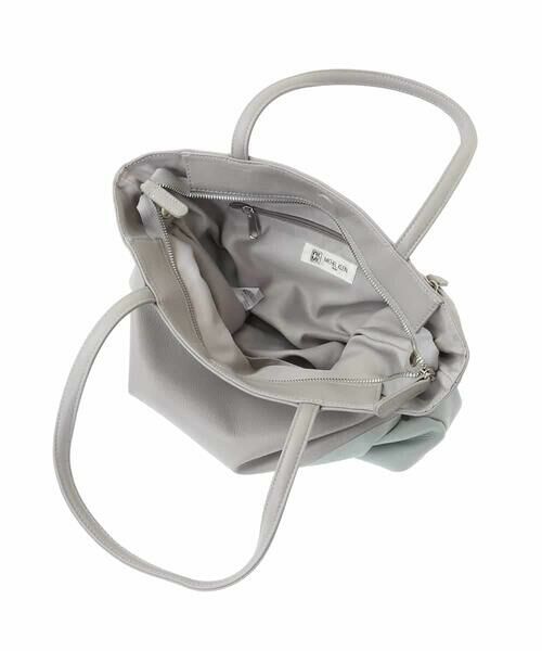 MK MICHEL KLEIN BAG / エムケーミッシェルクランバッグ トートバッグ | [A4収納可]カウレザースクエアトートバッグ | 詳細14