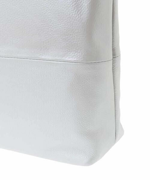 MK MICHEL KLEIN BAG / エムケーミッシェルクランバッグ トートバッグ | [A4収納可]カウレザースクエアトートバッグ | 詳細15