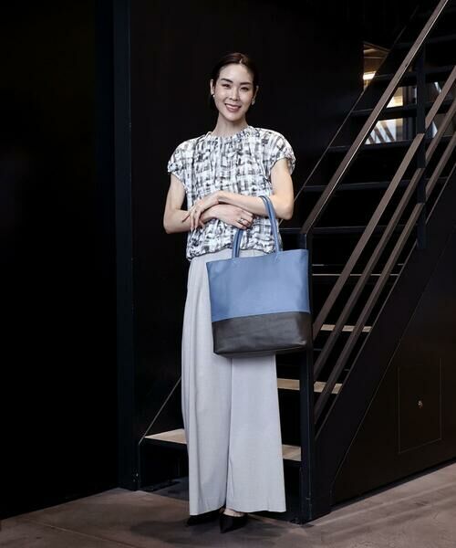 MK MICHEL KLEIN BAG / エムケーミッシェルクランバッグ トートバッグ | [A4収納可]カウレザースクエアトートバッグ | 詳細17