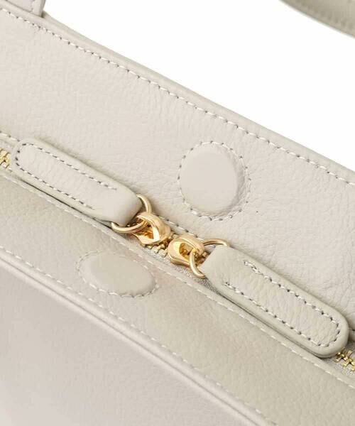 MK MICHEL KLEIN BAG / エムケーミッシェルクランバッグ トートバッグ | [A4収納可]カウレザースクエアトートバッグ | 詳細4