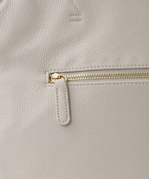 MK MICHEL KLEIN BAG / エムケーミッシェルクランバッグ トートバッグ | [A4収納可]カウレザースクエアトートバッグ | 詳細5