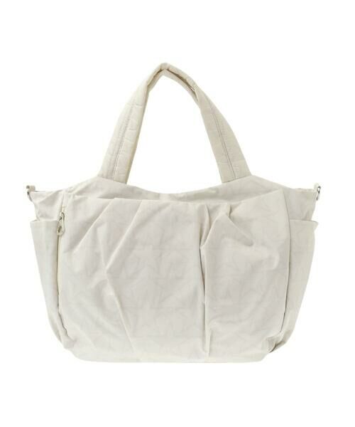 MK MICHEL KLEIN BAG / エムケーミッシェルクランバッグ トートバッグ | [2WAY/A4収納可]スター柄タックデザイントートバッグ | 詳細10