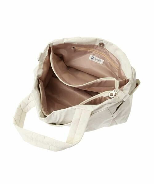 MK MICHEL KLEIN BAG / エムケーミッシェルクランバッグ トートバッグ | [2WAY/A4収納可]スター柄タックデザイントートバッグ | 詳細12