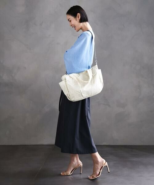 MK MICHEL KLEIN BAG / エムケーミッシェルクランバッグ トートバッグ | [2WAY/A4収納可]スター柄タックデザイントートバッグ | 詳細15