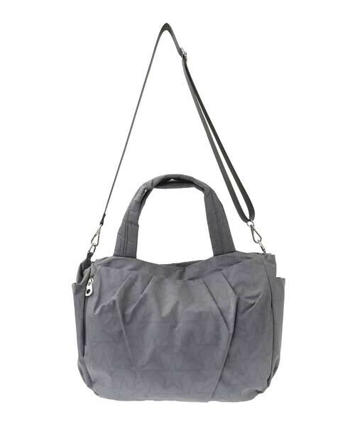 MK MICHEL KLEIN BAG / エムケーミッシェルクランバッグ トートバッグ | [2WAY/A4収納可]スター柄タックデザイントートバッグ | 詳細4