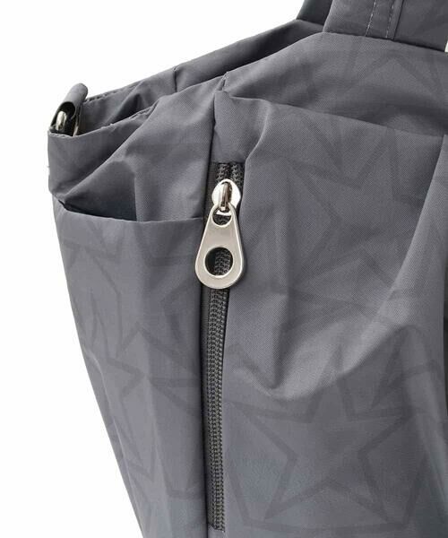 MK MICHEL KLEIN BAG / エムケーミッシェルクランバッグ トートバッグ | [2WAY/A4収納可]スター柄タックデザイントートバッグ | 詳細6