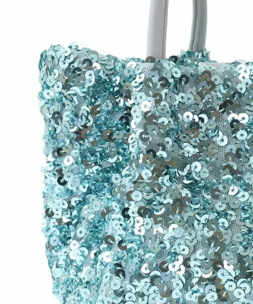 MK MICHEL KLEIN BAG / エムケーミッシェルクランバッグ トートバッグ | [2WAY]スパンコールデザインミニバッグ | 詳細10