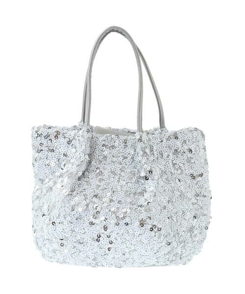 MK MICHEL KLEIN BAG / エムケーミッシェルクランバッグ トートバッグ | [2WAY]スパンコールデザインミニバッグ | 詳細12