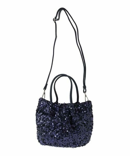 MK MICHEL KLEIN BAG / エムケーミッシェルクランバッグ トートバッグ | [2WAY]スパンコールデザインミニバッグ | 詳細4