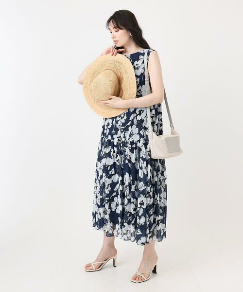 MK MICHEL KLEIN BAG / エムケーミッシェルクランバッグ ショルダーバッグ | リネン混ジョイントデザインショルダーバッグ | 詳細18