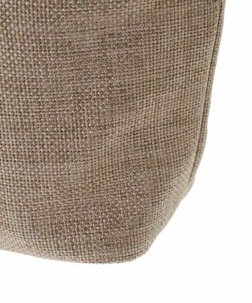 MK MICHEL KLEIN BAG / エムケーミッシェルクランバッグ ショルダーバッグ | リネン混ジョイントデザインショルダーバッグ | 詳細8