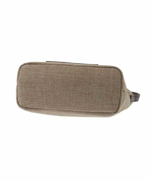 MK MICHEL KLEIN BAG / エムケーミッシェルクランバッグ ショルダーバッグ | リネン混ジョイントデザインショルダーバッグ | 詳細9