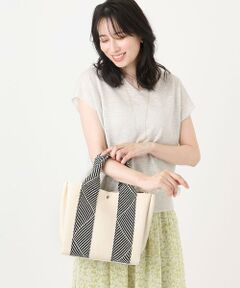 MK MICHEL KLEIN BAG / エムケーミッシェルクランバッグ トートバッグ | [2WAY/インナーバッグ付き]ラメアクセントメッシュ風デザイントート