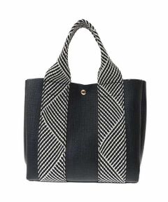 MK MICHEL KLEIN BAG / エムケーミッシェルクランバッグ トートバッグ | [2WAY/インナーバッグ付き]ラメアクセントメッシュ風デザイントート