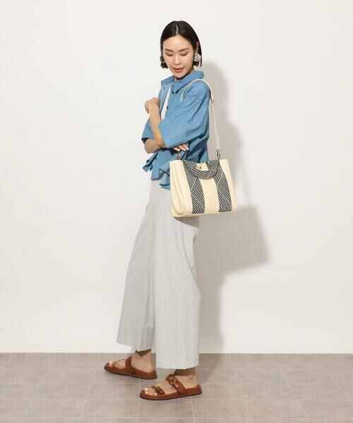 MK MICHEL KLEIN BAG / エムケーミッシェルクランバッグ トートバッグ | [2WAY/インナーバッグ付き]ラメアクセントメッシュ風デザイントート | 詳細18