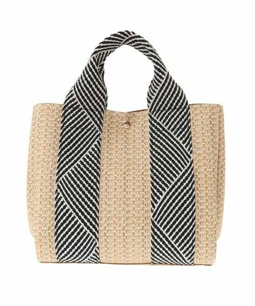 MK MICHEL KLEIN BAG / エムケーミッシェルクランバッグ トートバッグ | [2WAY/インナーバッグ付き]ラメアクセントメッシュ風デザイントート | 詳細2