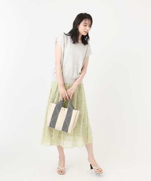 MK MICHEL KLEIN BAG / エムケーミッシェルクランバッグ トートバッグ | [2WAY/インナーバッグ付き]ラメアクセントメッシュ風デザイントート | 詳細20