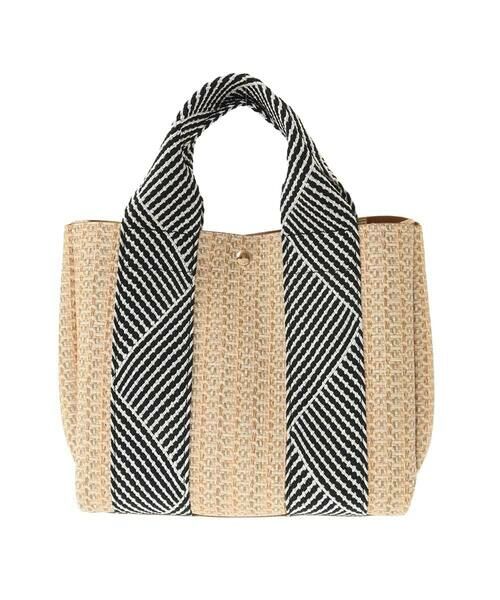 MK MICHEL KLEIN BAG / エムケーミッシェルクランバッグ トートバッグ | [2WAY/インナーバッグ付き]ラメアクセントメッシュ風デザイントート | 詳細4