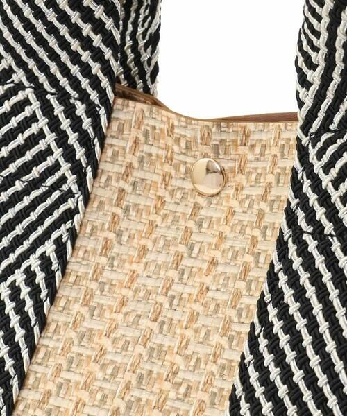 MK MICHEL KLEIN BAG / エムケーミッシェルクランバッグ トートバッグ | [2WAY/インナーバッグ付き]ラメアクセントメッシュ風デザイントート | 詳細6