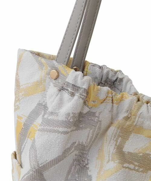 MK MICHEL KLEIN BAG / エムケーミッシェルクランバッグ トートバッグ | 幾何柄ジャカードスクエアトートバッグ | 詳細4