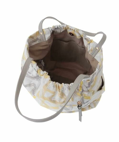 MK MICHEL KLEIN BAG / エムケーミッシェルクランバッグ トートバッグ | 幾何柄ジャカードスクエアトートバッグ | 詳細8