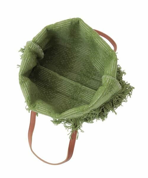 MK MICHEL KLEIN BAG / エムケーミッシェルクランバッグ トートバッグ | 幾何柄ジャカードフリンジトートバッグ | 詳細7