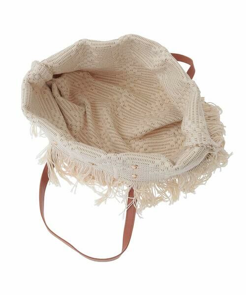 MK MICHEL KLEIN BAG / エムケーミッシェルクランバッグ トートバッグ | 幾何柄ジャカードフリンジトートバッグ | 詳細9