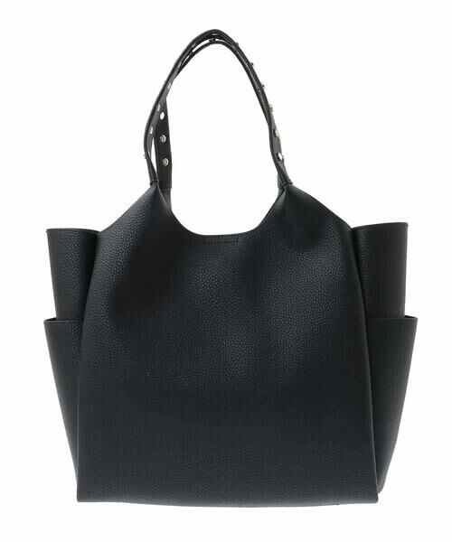 MONCLER スタッズ付きトートバッグ アスファルトグレーCAMILLEBAG クードシャンス COUP DE CHANCE ロゴトート （グレー(012