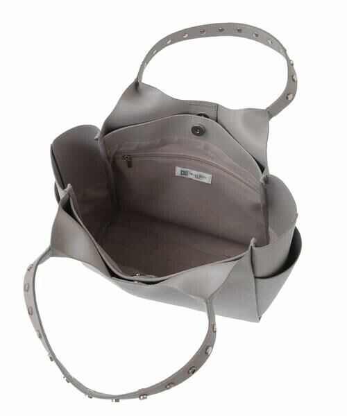 MK MICHEL KLEIN BAG / エムケーミッシェルクランバッグ トートバッグ | [A4収納]スタッズハンドルスクエアトートバッグ | 詳細13