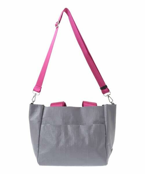 MK MICHEL KLEIN BAG / エムケーミッシェルクランバッグ トートバッグ | [2WAY]バイカラーコーティングキャンバストート | 詳細10