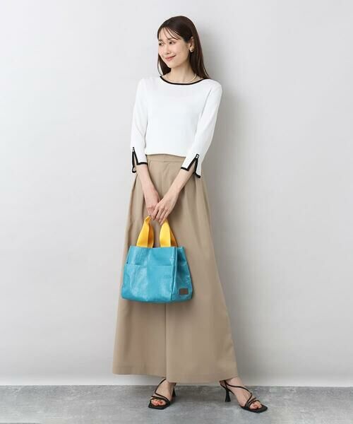 MK MICHEL KLEIN BAG / エムケーミッシェルクランバッグ トートバッグ | [2WAY]バイカラーコーティングキャンバストート | 詳細18