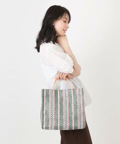 MK MICHEL KLEIN BAG / エムケーミッシェルクランバッグ トートバッグ | マルチカラーサマートートバッグ