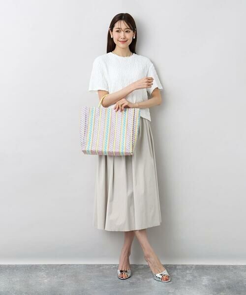 MK MICHEL KLEIN BAG / エムケーミッシェルクランバッグ トートバッグ | マルチカラーサマートートバッグ | 詳細16