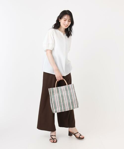 MK MICHEL KLEIN BAG / エムケーミッシェルクランバッグ トートバッグ | マルチカラーサマートートバッグ | 詳細18