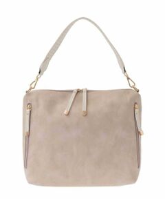 MK MICHEL KLEIN BAG / エムケーミッシェルクランバッグ ショルダーバッグ | [2WAY]パンチングハンドルサイドファスナーバッグ