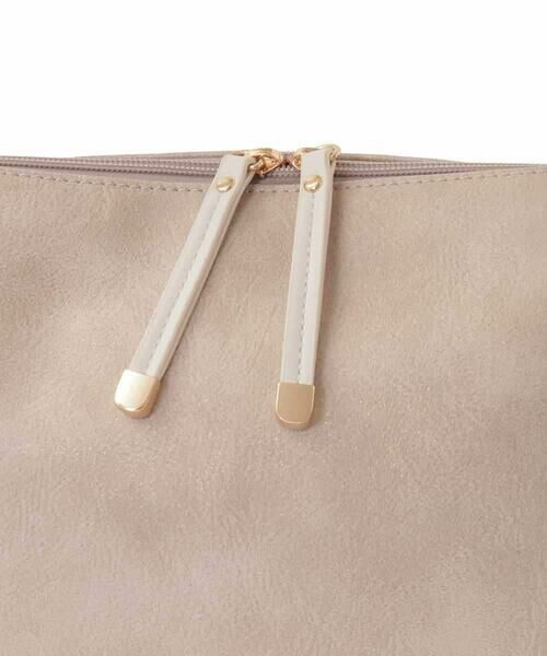 MK MICHEL KLEIN BAG / エムケーミッシェルクランバッグ ショルダーバッグ | [2WAY]パンチングハンドルサイドファスナーバッグ | 詳細11