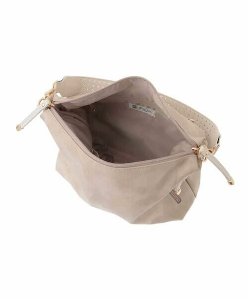 MK MICHEL KLEIN BAG / エムケーミッシェルクランバッグ ショルダーバッグ | [2WAY]パンチングハンドルサイドファスナーバッグ | 詳細12