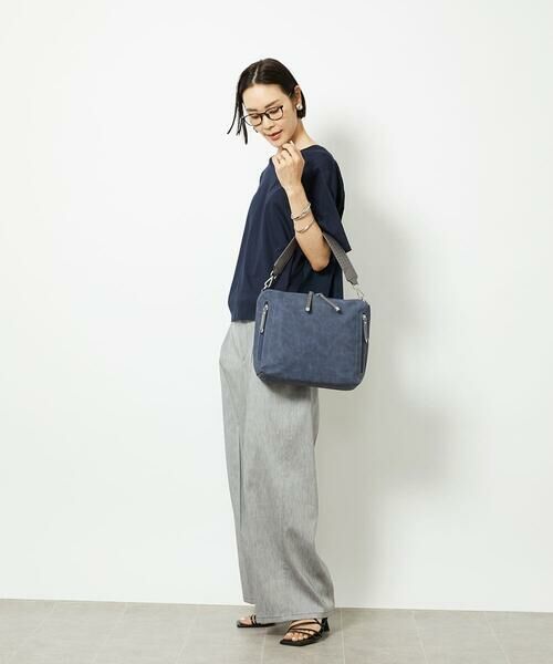 MK MICHEL KLEIN BAG / エムケーミッシェルクランバッグ ショルダーバッグ | [2WAY]パンチングハンドルサイドファスナーバッグ | 詳細16