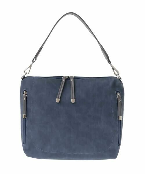 MK MICHEL KLEIN BAG / エムケーミッシェルクランバッグ ショルダーバッグ | [2WAY]パンチングハンドルサイドファスナーバッグ | 詳細2